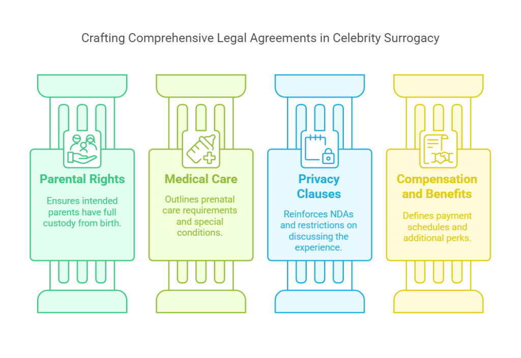 Crafting Comprehensive Legal Agreements in Celebrity Surrogacy