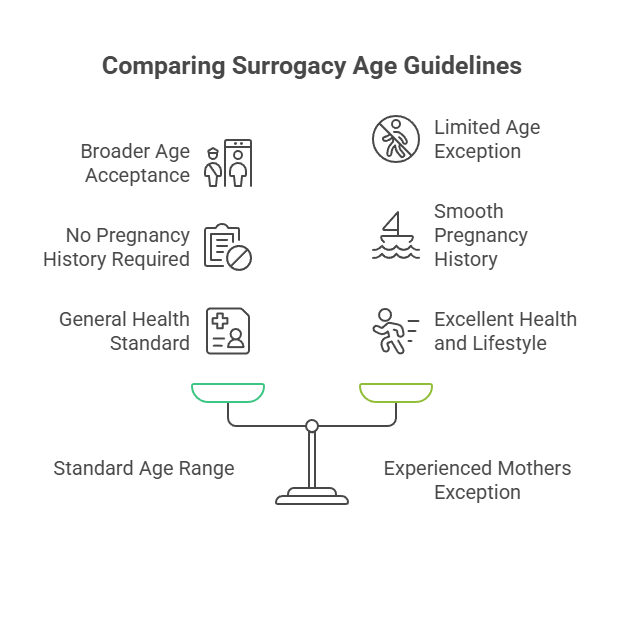 Comparing Surrogacy Age Guidelines