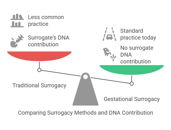 Comparing Surrogacy Methods and DNA Contribution