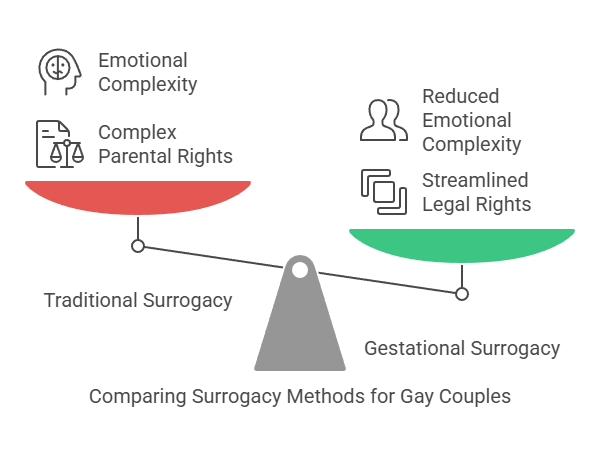Comparing Surrogacy Methods for Gay Couples