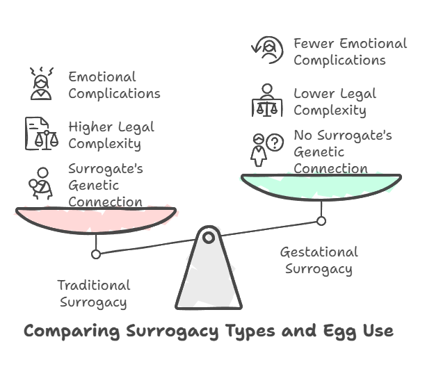 Comparing Surrogacy Types and Egg Use