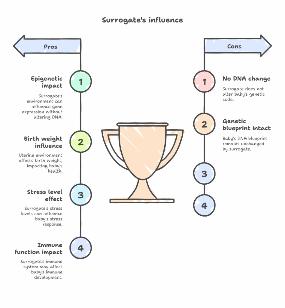 Surrogate's influence
