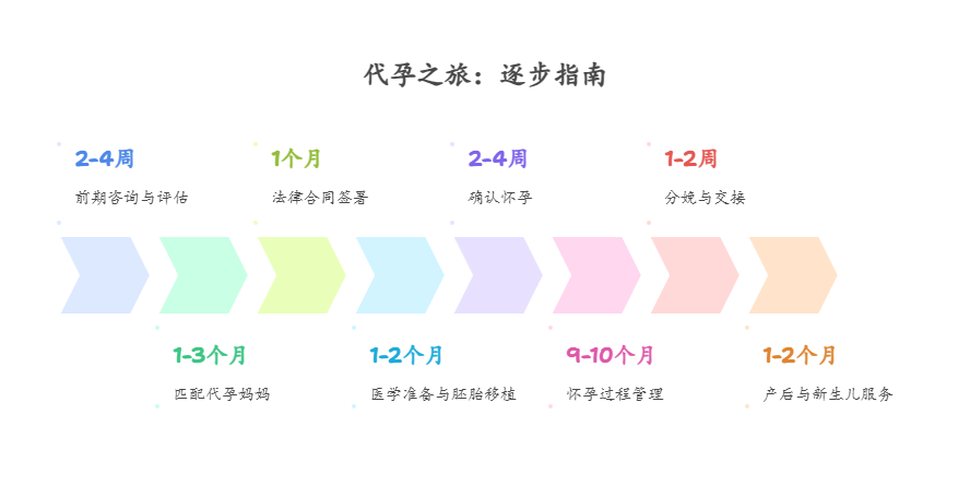 美国代孕流程概述